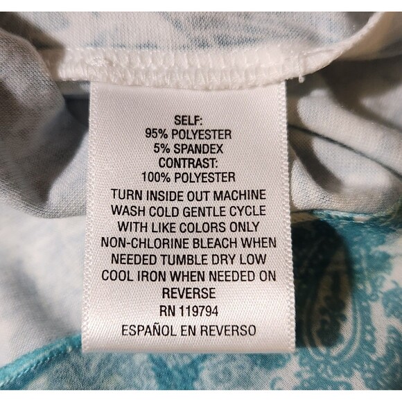 JM Collection Women's Blouse Size 1X Pullover Sheer Sleeves & Hem Gold Bling NWT - Picture 8 of 8